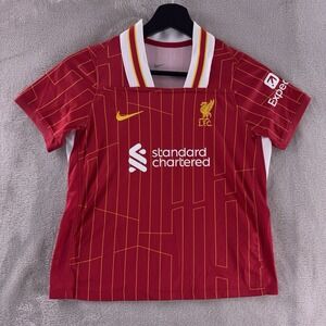 Nike Liverpool FC Soccer Jersey Kit Toddler Size XL Red Standard Chartered